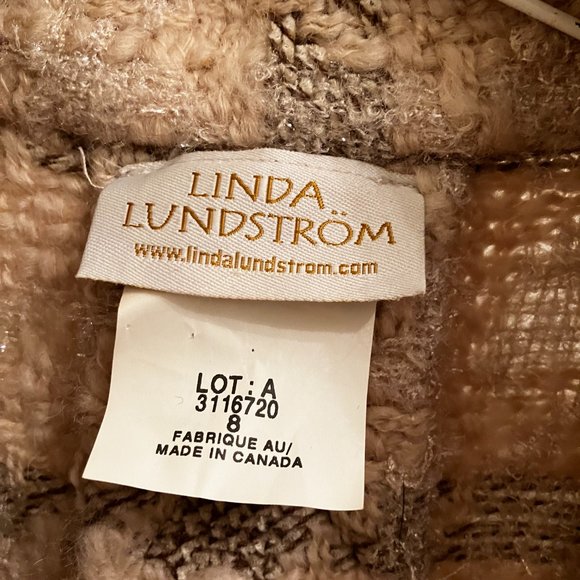 Linda Lundstrom size8 sweater jacket - Picture 2 of 4